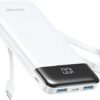 Portable Charger with Built in Cables