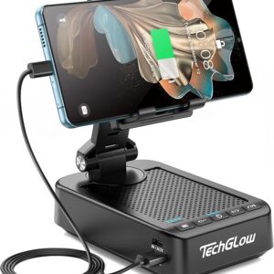 Foldable Cellphone Stand with Bluetooth Speaker Power Bank 360°